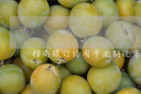 招商银行信用卡逾期说寄律师函 招商银行信用卡逾期说寄律师函