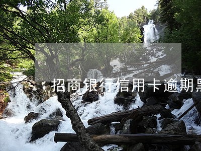 招商银行信用卡逾期黑名单