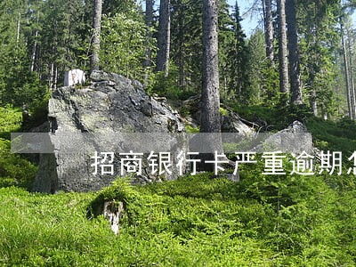 招商银行卡严重逾期怎么办 招商银行卡严重逾期怎么办