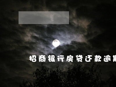 招商银行房贷还款逾期记录查询 招商银行房贷还款逾期记录查询