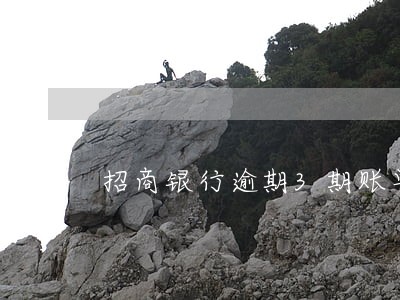 招商银行逾期3期账单 招商银行逾期3期账单