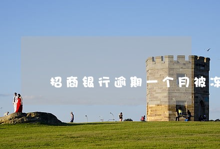 招商银行逾期一个月被冻结 招商银行逾期一个月被冻结