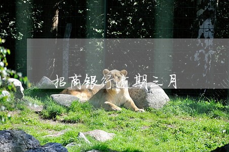 招商银行逾期三月 招商银行逾期三月