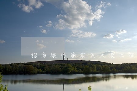 招商银行逾期五天没上征信 招商银行逾期五天没上征信