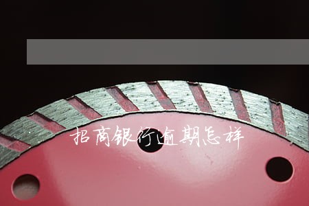 招商银行逾期怎样 招商银行逾期怎样