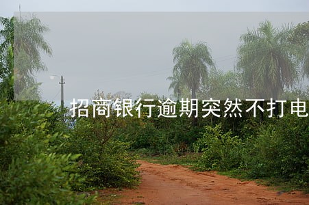 招商银行逾期突然不打电话了 招商银行逾期突然不打电话了