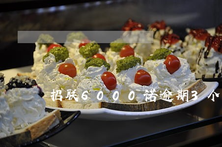 招联6000诺逾期3个月了 招联6000诺逾期3个月了
