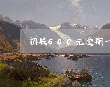 招联600元逾期一天利息多少