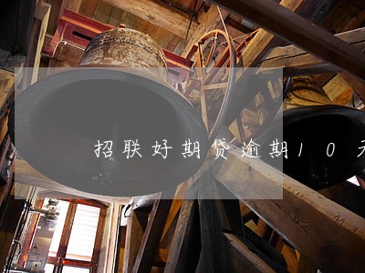 招联好期贷逾期10天被冻结