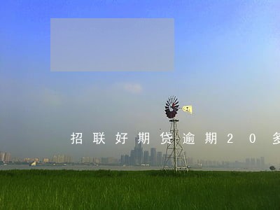 招联好期贷逾期20多天 招联好期贷逾期20多天