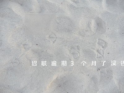 招联逾期3个月了没钱怎么办 招联逾期3个月了没钱怎么办
