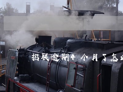 招联逾期4个月了怎么办 招联逾期4个月了怎么办