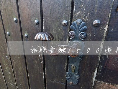 招联金融1500逾期10天 招联金融1500逾期10天