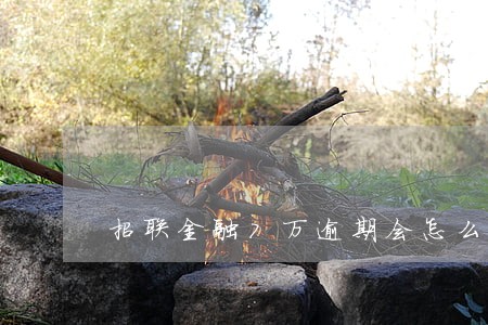 招联金融7万逾期会怎么样 招联金融7万逾期会怎么样