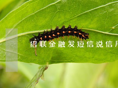 招联金融发短信说信用卡逾期 招联金融发短信说信用卡逾期