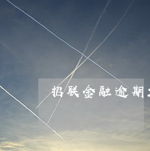 招联金融逾期2w