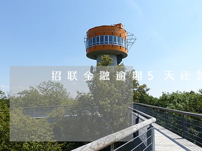 招联金融逾期5天还款额度冻结 招联金融逾期5天还款额度冻结