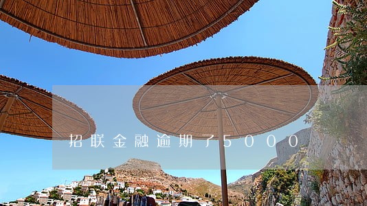 招联金融逾期了5000 招联金融逾期了5000