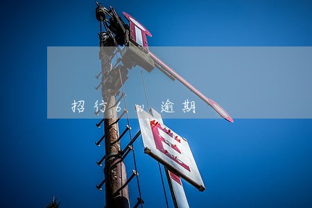 招行6w逾期 招行6w逾期