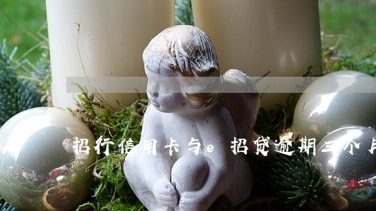 招行信用卡与e招贷逾期三个月
