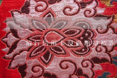 招行信用卡没逾期却被冻结 招行信用卡没逾期却被冻结