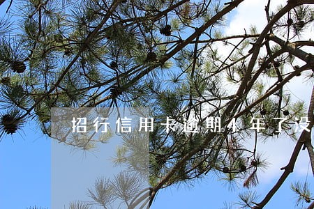 招行信用卡逾期4年了没有动静了 招行信用卡逾期4年了没有动静了