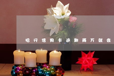 招行信用卡逾期两万就会起诉吗 招行信用卡逾期两万就会起诉吗