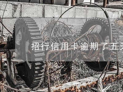 招行信用卡逾期了五天