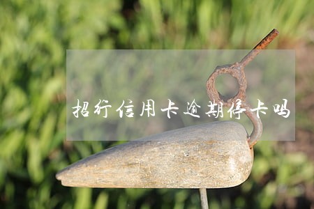 招行信用卡逾期停卡吗 招行信用卡逾期停卡吗