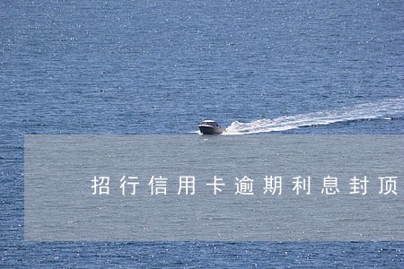 招行信用卡逾期利息封顶
