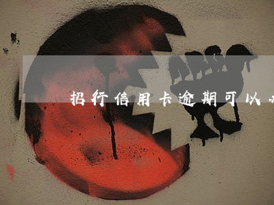 招行信用卡逾期可以办储蓄卡嘛