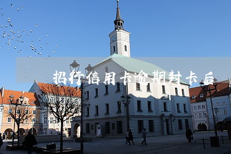 招行信用卡逾期封卡后 招行信用卡逾期封卡后