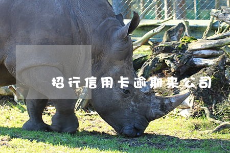 招行信用卡逾期来公司 招行信用卡逾期来公司