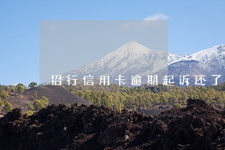 招行信用卡逾期起诉还了一些 招行信用卡逾期起诉还了一些