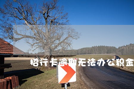 招行卡逾期无法办公积金贷款