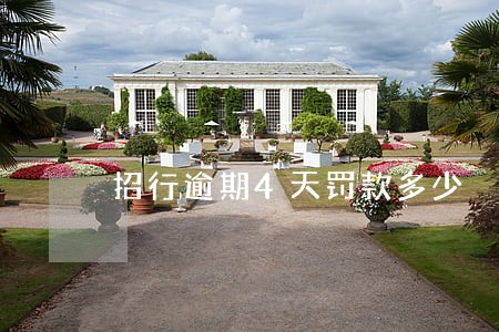 招行逾期4天罚款多少 招行逾期4天罚款多少