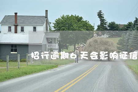 招行逾期6天会影响征信吗 招行逾期6天会影响征信吗