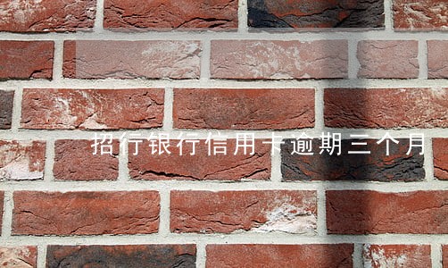 招行银行信用卡逾期三个月 招行银行信用卡逾期三个月