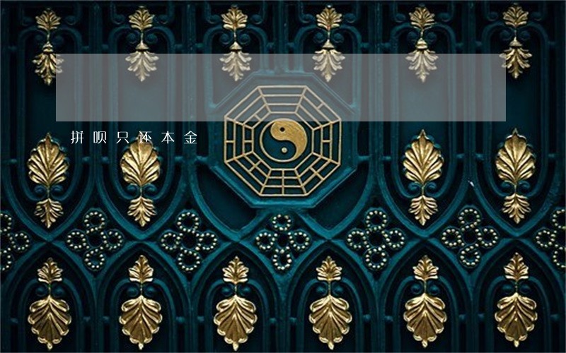 拼呗只还本金 拼呗只还本金