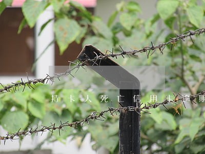 持卡人死亡信用卡逾期三期