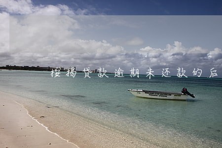 按揭贷款逾期未还款的后果 按揭贷款逾期未还款的后果