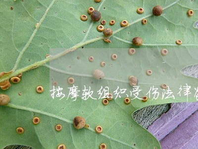 按摩软组织受伤法律咨询 按摩软组织受伤法律咨询