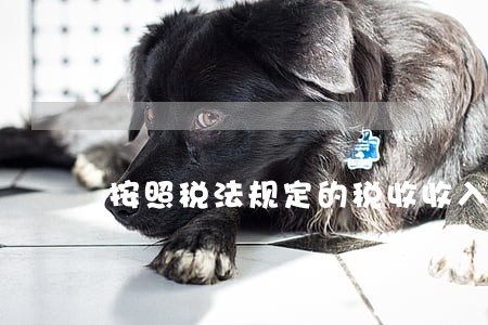 按照税法规定的税收收入的形态不同
