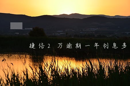 捷信2万逾期一年利息多少 捷信2万逾期一年利息多少