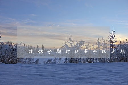 捷信分期付款买手机逾期40天