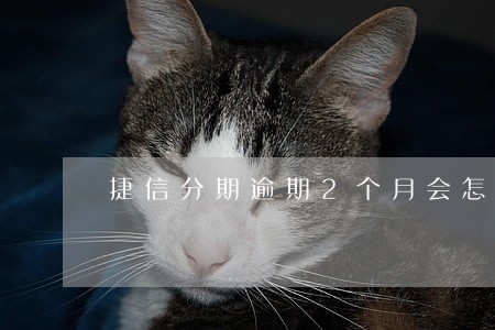 捷信分期逾期2个月会怎样 捷信分期逾期2个月会怎样