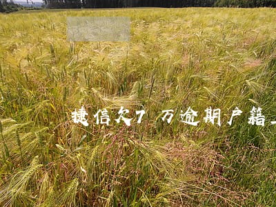 捷信欠7万逾期户籍上门收 捷信欠7万逾期户籍上门收