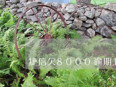 捷信欠8000逾期12天还上 捷信欠8000逾期12天还上