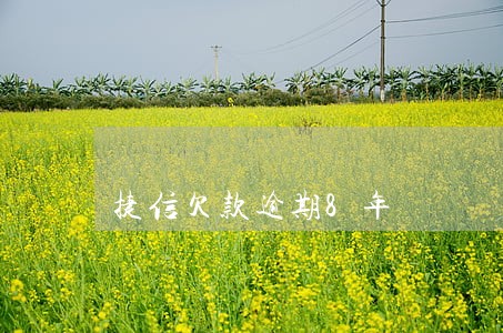 捷信欠款逾期8年 捷信欠款逾期8年