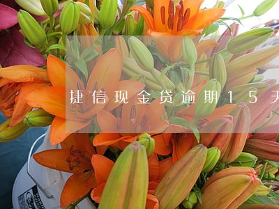 捷信现金贷逾期15天会上门吗 捷信现金贷逾期15天会上门吗